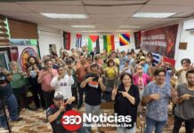 Chilenos rinden homenaje a héroes venezolanos y cubanos caídos en combate frente al imperialismo