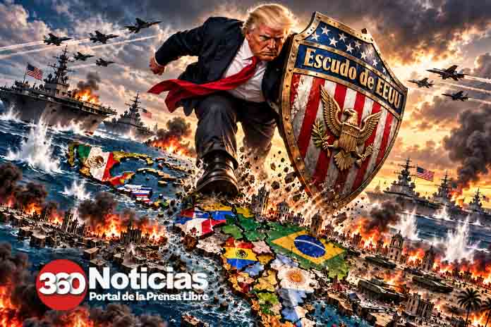 trunp escudo de las americas